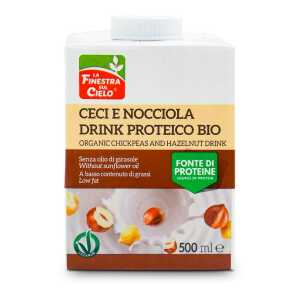 BEVANDA PROTEICA DI CECI CON NOCCIOLA