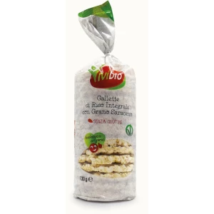Gallette di riso integrale con grano saraceno