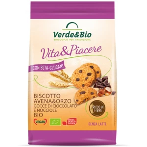 BISCOTTI DI AVENA E ORZO CON GOCCE DI CIOCCOLATO E
