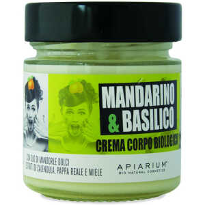Crema corpo mandarino e basilico