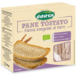 Pane tostato di farina integrale di farro