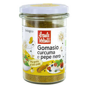 Gomasio alla curcuma e pepe