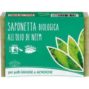 Saponetta all'olio di neem - per pelli grasse e impure