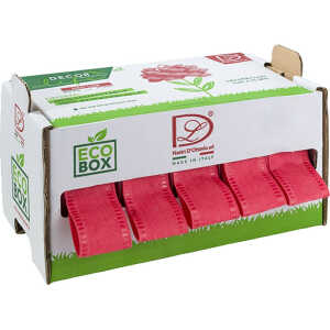 Ecobox con 5 rotoli rosso compostabile