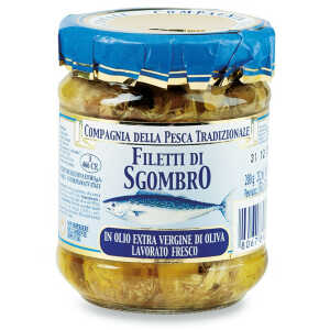 Filetti di sgombro in olio extra vergine di oliva