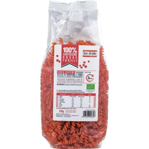 Fusilli di lenticchie rosse