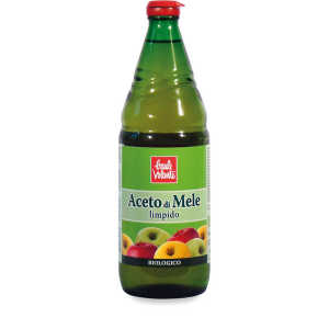 Aceto di mele limpido