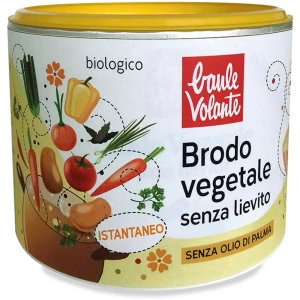 Brodo vegetale in polvere senza lievito