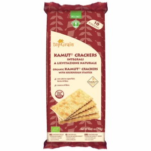 KAMUT® CRACKERS A LIEVITAZIONE NATURALE - salati in superficie