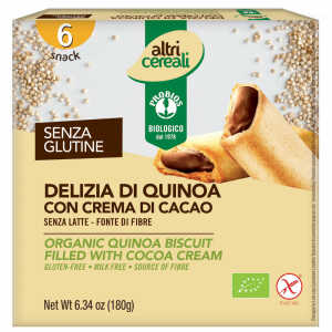DELIZIA DI QUINOA CON CREMA DI CACAO