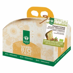 PANETTONE ANTICA TRADIZIONE CON CIOCCOLATO FONDENTE E CREMA PISTACCHIO
