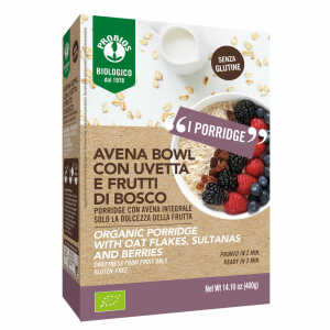 AVENA BOWL CON UVETTA E FRUTTI DI BOSCO