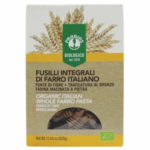 FUSILLI INTEGRALI DI FARRO ITALIANO