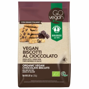VEGAN BISCOTTI AL CIOCCOLATO con riso germogliato