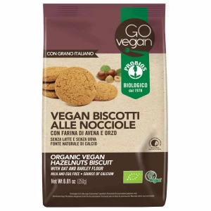 VEGAN BISCOTTI ALLE NOCCIOLE CON AVENA E ORZO